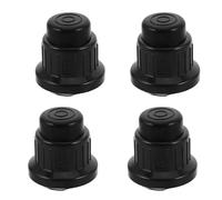 YARNOW Lot de 4 Capuchons D'allumeur Universels pour Barbecue Gaz avec Bouton-Poussoir, Ressort Intégré, Plastique et Fer, Compatibles Station de Cuisson Extérieure