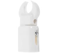 YARNOW Lot de 4 Crochets Radiateur en Aluminium et Cuivre Blanc, Forme Unique et Chic, Gain de Place pour Suspendre Manteaux et Serviettes Salle de Bain