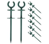 YARNOW Lot de 8 Supports pour Tuyau d'arrosage : Guides-tuyaux pour Jardin - Piquets de Guidage décoratifs de 19 mm (3/4 po) pour Maintenir Le Tuyau Hors de la pelouse.
