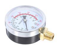 YARNOW Manomètre Vertical 0-16 Bar 240 Psi Métal Filetage G1/4 Pour Applications Industrielles Mécaniques De Compresseur D'Air Avec Design Compact