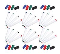 YARNOW Marqueurs à Craie Liquide Pointe Épaisse Lot de 24 Effaçables Plastique Solide pour Tableaux Blancs et Fenêtres pour Écoles et Réunions
