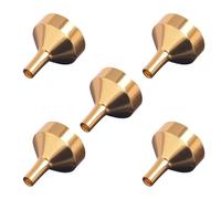 YARNOW Mini Entonnoir en Métal 5pcs, Conçu pour Transférer Liquides Petits Récipients, Usage Domestique