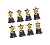 YARNOW Mini Trophées pour Garçon et Filles Lot de 8 en Plastique en Forme D'étoile à Cinq Branches pour Jeux Éducatifs en Maternelle et Activités Scolaires