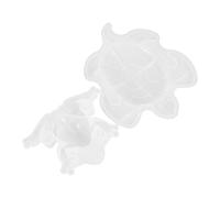 YARNOW Moule en Silicone Flexible 2pcs de Tortue et Grenouille pour Résine Époxy Détails Délicats et Démoulage Facile pour Création Artisanale