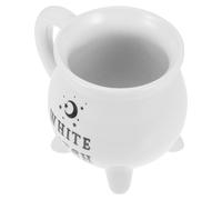 YARNOW Mug en Céramique Chaudron de Sorcière 250ml Design Unique et Nettoyage Facile pour Fêtes D'halloween et Usage Quotidien