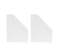 YARNOW Organiseur de Livres Multifonctionnel 2pcs en Pp pour Bureau, Rangement Clair et Pratique de Documents, pour Dortoirs et Bibliothèques