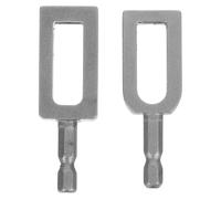 YARNOW Outil de torsion de fil de fer (lot de 2) : outil pour ligature de clôtures et attaches de barres d'armature avec tige hexagonale de 6,35 mm (1/4"), foret de torsion pour câblage