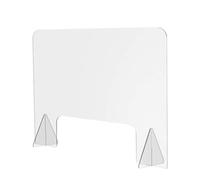 YARNOW Plaque D'isolation Phonique en Acrylique Transparent pour Bureau, Facile à Nettoyer, Protection Anti-Projection pour Écoles et Bureaux