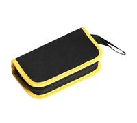 YARNOW Pochette à Outils de Poche Pochette à Outils en Tissu Oxford Noir 3 Spécifications Résistante la Saleté et Imperméable pour Électricien et Plombier Multifonction