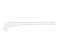 YARNOW Règle Courbe Française, Équerre de Couture en Plastique, Mesure de Précision, Design D’angle Spécial, pour Patronage et Coupe de Vêtements, Usage Professionnel, Bricolage Maison