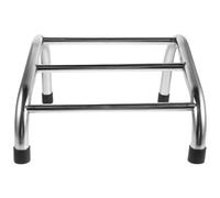 YARNOW Repose-Pied en Acier Inoxydable pour Fauteuil de Barbier Support Antidérapant, Installation Facile, Design Minimaliste pour Salon de Coiffure Professionnel