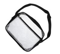 YARNOW Sacoche de Rangement Outils Transparente en PVC Anti-Statique 17 Pouces Bandoulière, Design Simple et Chic, Idéal pour Cadeau