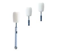 YARNOW Sandales Femme Brosse à Tasse Pratique Tête Détachable en Éponge pour Nettoyage des Bouteilles D'eau, Set de 3 Pièces Manche Long Bleu