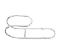 YARNOW Support Argenté pour Mural Acier Inoxydable en Tuyau D’arrosage | Crochet Décoratif, Pose Simple Brique ou Bois, pour Tuyaux, Conduites et Outils
