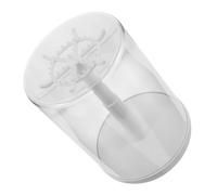YARNOW Support D'exposition et Pivot à Roulement pour Porte-clés et Peluches Blanc en PS et Pet avec Base Stable, Crochet Modulaire pour Bureau et Chambre Compacte
