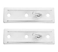 YARNOW Support Mural Fixation Murale Solide Installation Facile Invisible 1 Set pour Chauffe-eau en Fer Argenté pour Radiateur D'eau