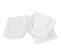YARNOW Support Mural pour Télécommande Magnétique Blanc en Plastique Compact 3pcs, Organisateur à Distance pour Fête Rangement Pratique