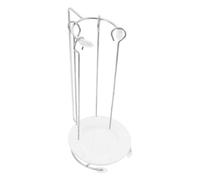 YARNOW Support Suspendu Rack Réutilisable Facile à Ranger en Acier Inoxydable avec Brochette pour Barbecue pour Barbecue Extérieur Entre Amis