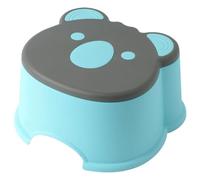 YARNOW Tabouret Antidérapant Cartoon pour Garçon et Filles en PP Bleu | Surface Lisse, Usage Confortable, Résistant à L’usure, Empilable, pour Chambre et Salle de Bain