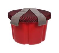 YARNOW Tabouret et Multifonctionnel Portable en Plastique Extérieur de Travail et Tissu Coton, Solide Couleur Aléatoire Jardinage Activités Agricoles en Plein Air