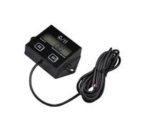 YARNOW Tachymètre Numérique Batterie Remplaçable avec Affichage Lcd pour Moto 3v Design Inductif Résolution 0,1hrs Compteur Horaire Précis Adapté pour Bougie D'allumage