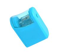 YARNOW Taille-crayon Bleu pour Garçon, Électrique Automatique et Filles ABS | Anti-dérapant, Affûtage Rapide, Bac à Copeaux Amovible, Usage École et Bureau