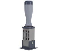 YARNOW Tampon de Signature Roulant Portable en Pp et Métal, Mini Tampon Dateur Manuel pour Bureau et Archivage, Outil Polyvalent pour Documents et Étiquettes