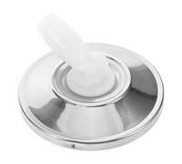 YARNOW Tête de Balai de Rechange en Acier Inoxydable, Tête de Balai Laveur de Sol Rotative 360°, Compatible avec Brosse Rotative Nettoyage, pour Nettoyage de Sols en Carrelage à la