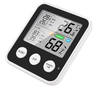 YARNOW Thermomètre et Hygromètre Numérique Intérieur Précis Capteur D'humidité, Haute Stabilité, Boîtier Abs, pour Usage Domestique ou Commercial Plusieurs styles