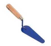 YARNOW Truelle à jointoyer avec manche en bois - Truelle à ciment avec poignée antidérapante pour le lissage - Outil de maçonnerie pour cloisons sèches, finitions et réparations de plâtre
