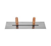 YARNOW Truelle à Maçonnerie Double Poignée en Bois avec Double Lame en Fer pour Application Simultanée de Mortier, Outil Fiable pour Projets Professionnels et Bricolage