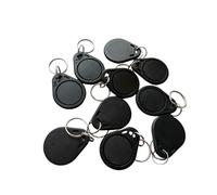YARONGTECH Étiquette RFID 13,56 MHz MF1ICS50 Badge Noir (Lot de 100)