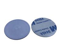 YARONGTECH Lot de 8 étiquettes NFC RFID anti-métal sur étiquette métallique 13,56 MHz Diamètre 25 mm