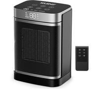 YASHE Chauffage d'appoint, Chauffage Electrique Soufflant Economique avec Thermostat, Minuterie 1-12H, Chauffage Céramique 1500 W
