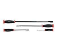 Yato Kit de burins YT-4730 - 4 pièces - Noir