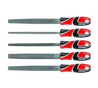 Yato Kit de limes en acier YT-6238 – 5 pièces Rouge