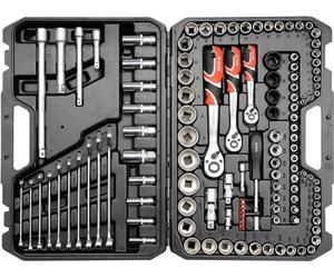 YATO Gola set 1/2", 3/8", 1/4" + accessoires 120 pcs YT-38801