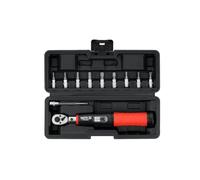 Yato Jeu de Clés Dynamométriques 1/4" 5-25 Nm, 11 Pièces | Coffret de précision en acier CrV/CrMo et embouts S2. Idéal pour l'entretien de vélo, moto et mécanique légère.