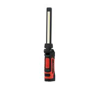 Lampe d'atelier sans fil YATO SlimLight LED – Lampe de travail COB/SMD avec socle magnétique, tête orientable à 180°, USB-C, IP54, IK07, 5 modes d'éclairage, 800 lm, lampe d'inspection sans fil