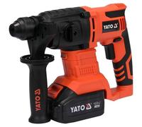 YATO Marteau rotatif SDS Plus avec batterie Li-Ion 3,0Ah 18V