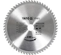 Yato TCT Lame de scie circulaire 250 mm, 60 dents alésage 30 (yt-6072)