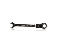 YATO Clé mixte à cliquet flexible YT-1679 13 mm – Acier chrome vanadium – Tête flexible 180 degrés