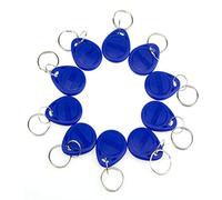 YAVIS 50pcs Badges RFID Porte-clés Smart ID Key Tag 125KHz Carte d'Accès d'Entrée de Contrôle de Porte Proximité EM4100 TK4100 Keyfobs RFID NFC Token Badge Holder