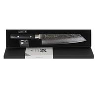Yaxell Couteau damassé ZEN - Couteau de chef Kiritsuke Art. 35534-20 cm Lame - Manche Mikarta