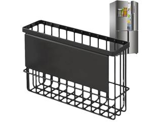 Yaztauho Étagère Magnétique Pour Réfrigérateur,Support Aimanté Pour Frigo - Panier De Rangement À Aimant Puissant - Organisation Cuisine Et Placard
