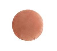 YB-FCJKPA Sham de Coussins Ronds Couleur Unie, Housses Rondes pour la Décoration Intérieure, Taie d'oreiller en Velours Chaud et Doux (Orange)