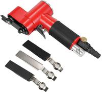 YC2621 Ponceuse vibrante pneumatique – Polisseuse à air comprimé avec tampons abrasifs, en caoutchouc et métalliques pour le bois, les meubles et les surfaces métalliques