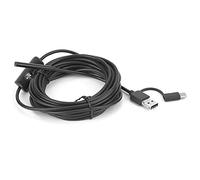 Ycauty Y102 Endoscope USB 3 en 1 Caméra d'inspection endoscope avec objectif 5,5 mm étanche pour usage domestique et industriel