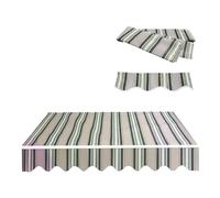 YCBTPS Tissu De Rechange pour Store Banne De Jardin, Toile D'Auvent Tissu De Remplacement for Auvent Extérieur, Dessus De Store De Patio 350x250cm(Khaki,10x6.5ft/3x2m)