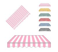 YCBTPS Tissu De Remplacement pour Auvent, Toile De Rechange for Extérieur Store Banne 300x250cm, Toile De Canopée Fenêtre Porte Couverture D'auvent(Pink,3x2.5m(10x8ft))